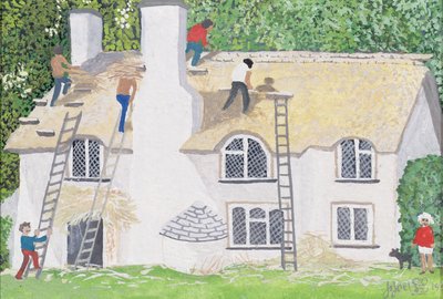 Thatching, 1995 by Judy Joel